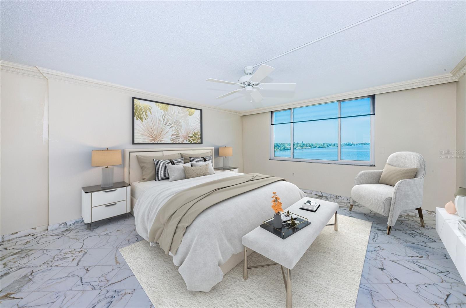 Primary Bedroom-Virtually Staged