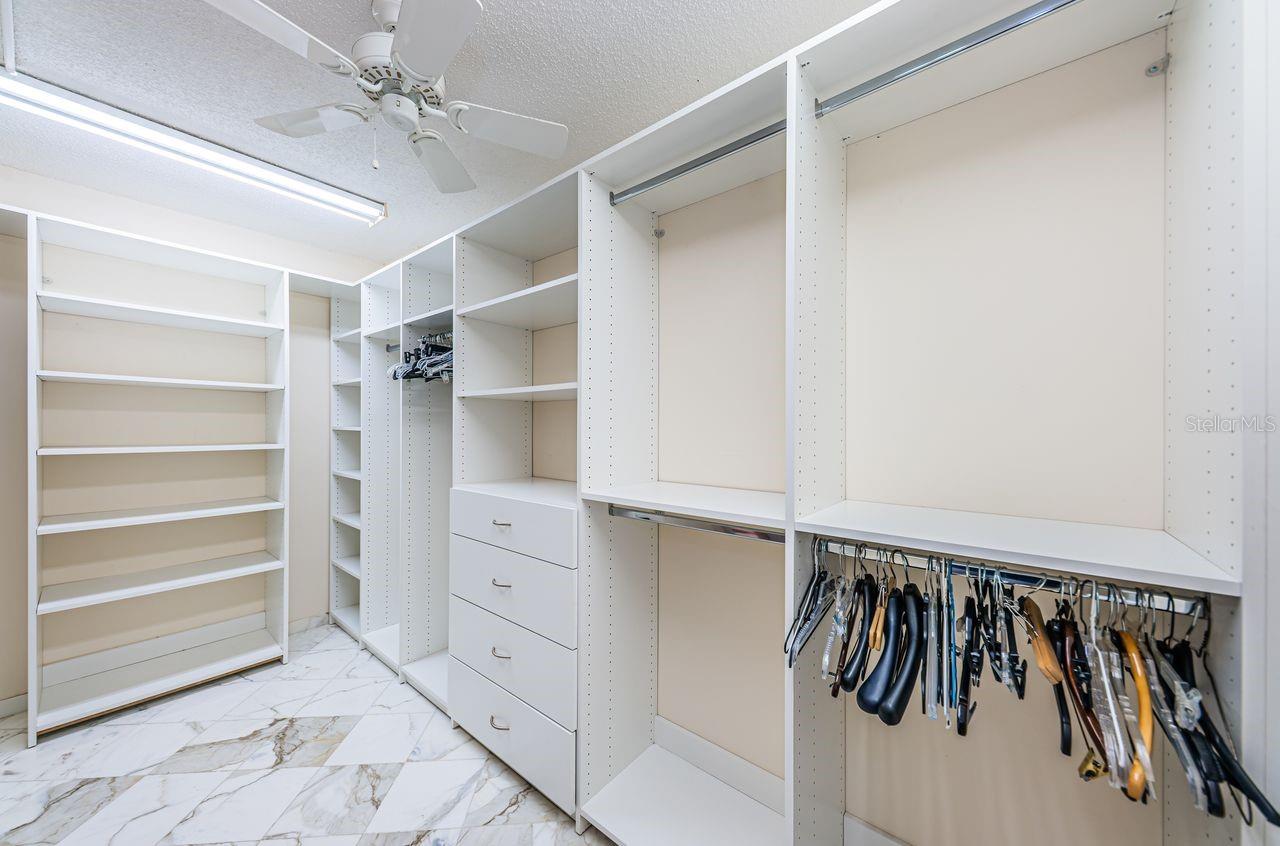 Primary Walk-In Closet