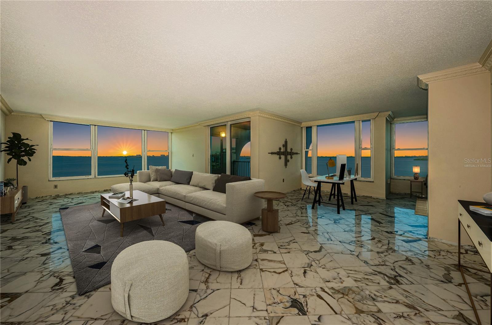 Living Room -Virtually Staged