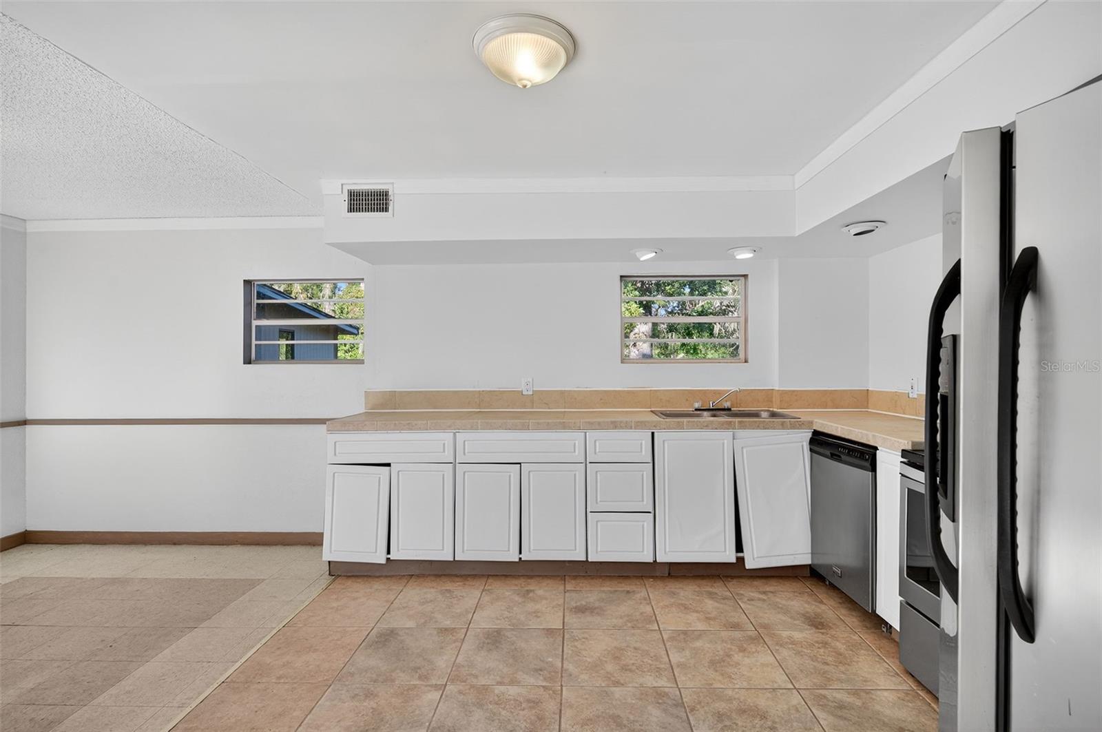 Plenty of space to redesign the kitchen.