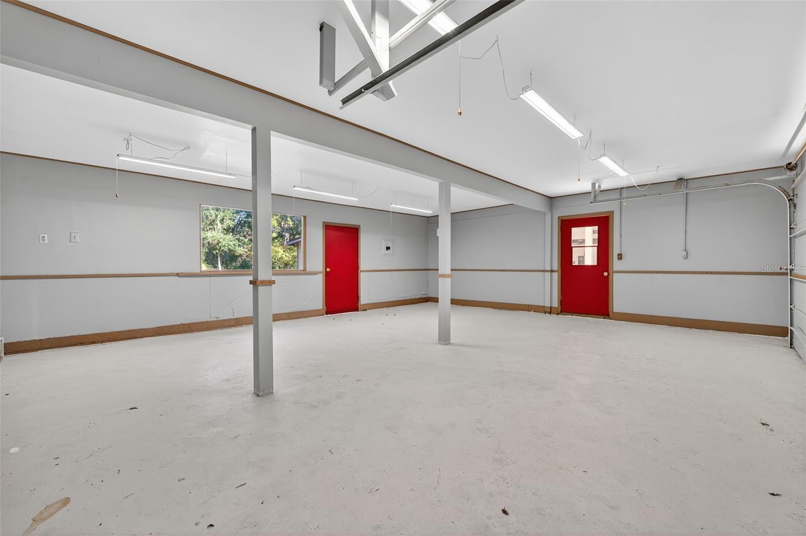 HUGE garage. Transform this into a separate apartment.