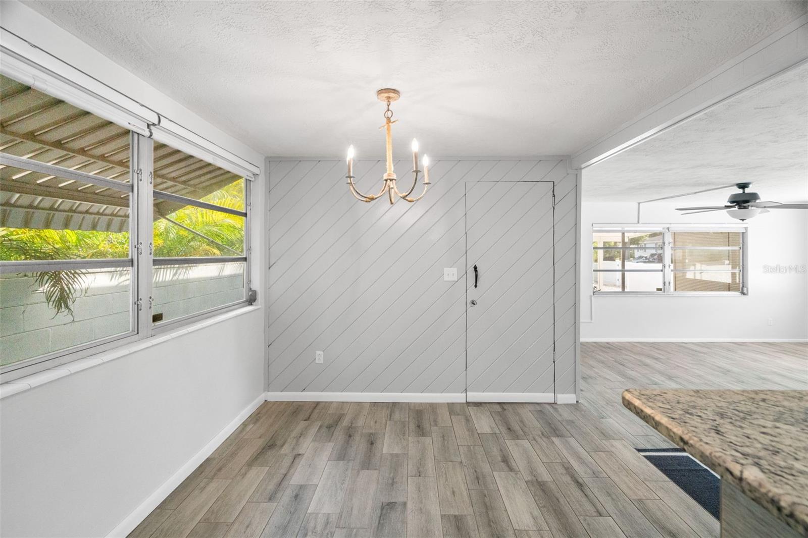 Dining Room - Door leads to Utility/ Storage Room