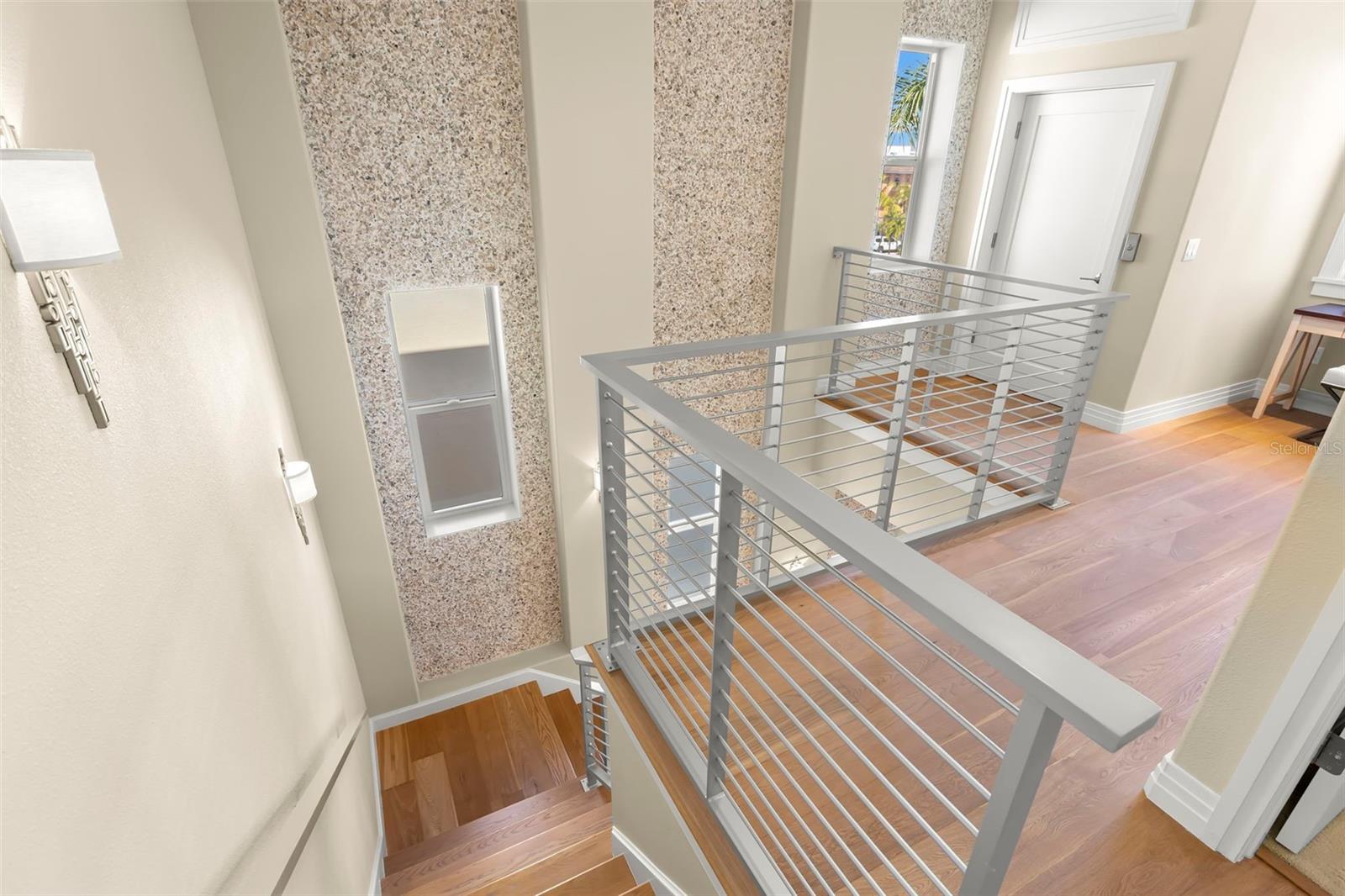 Third Floor Landing with Elevator