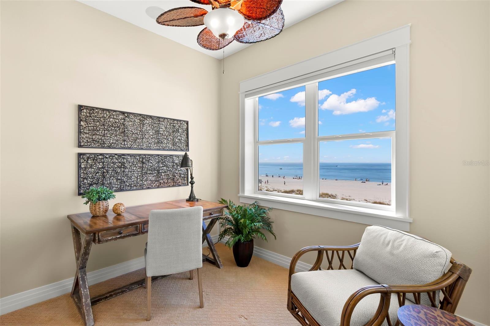 Work if you must, write in your journal or curl up with a good book!  Warning:  The view can be distracting!