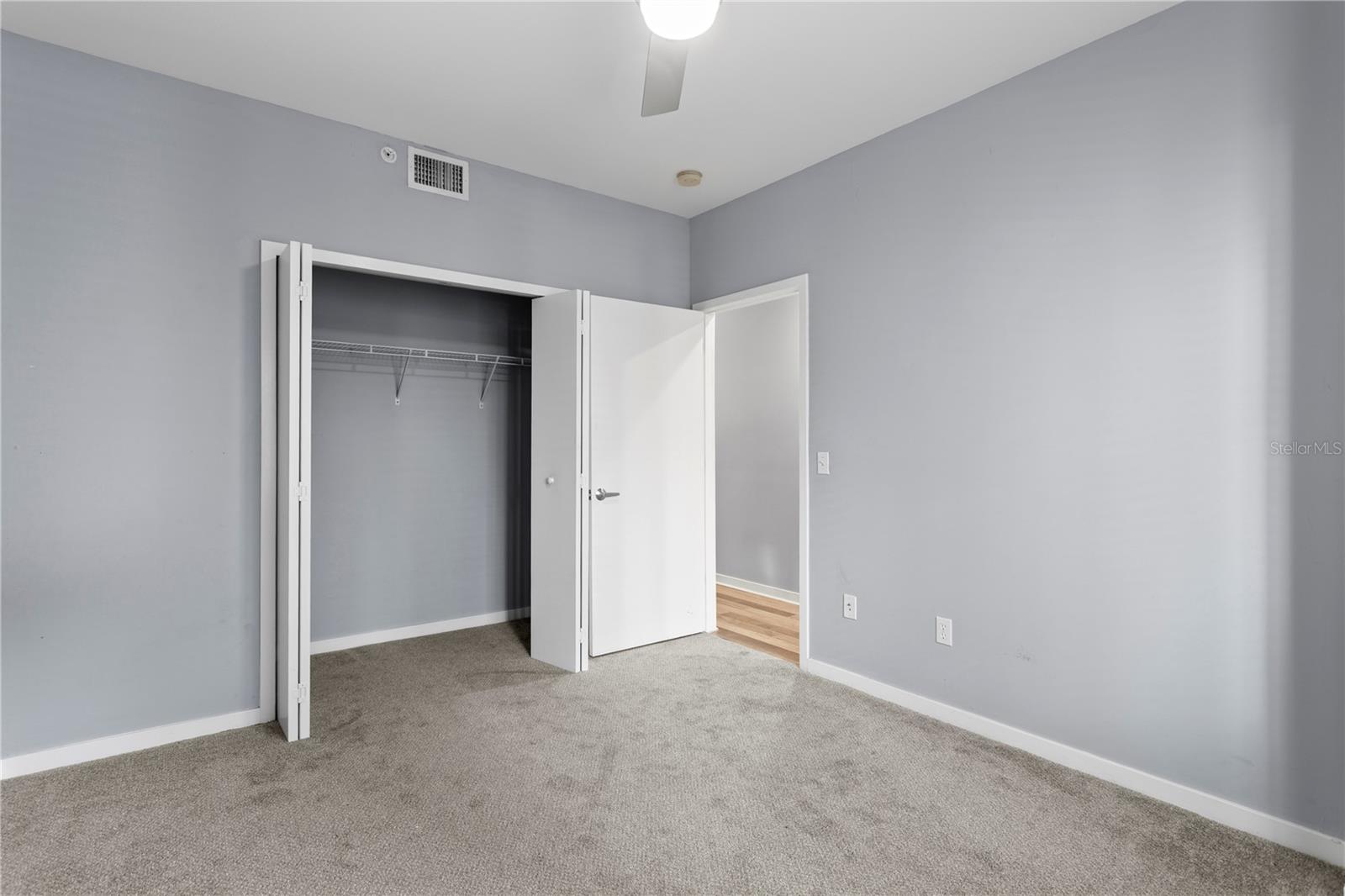 1st floor bedroom & spacious closet