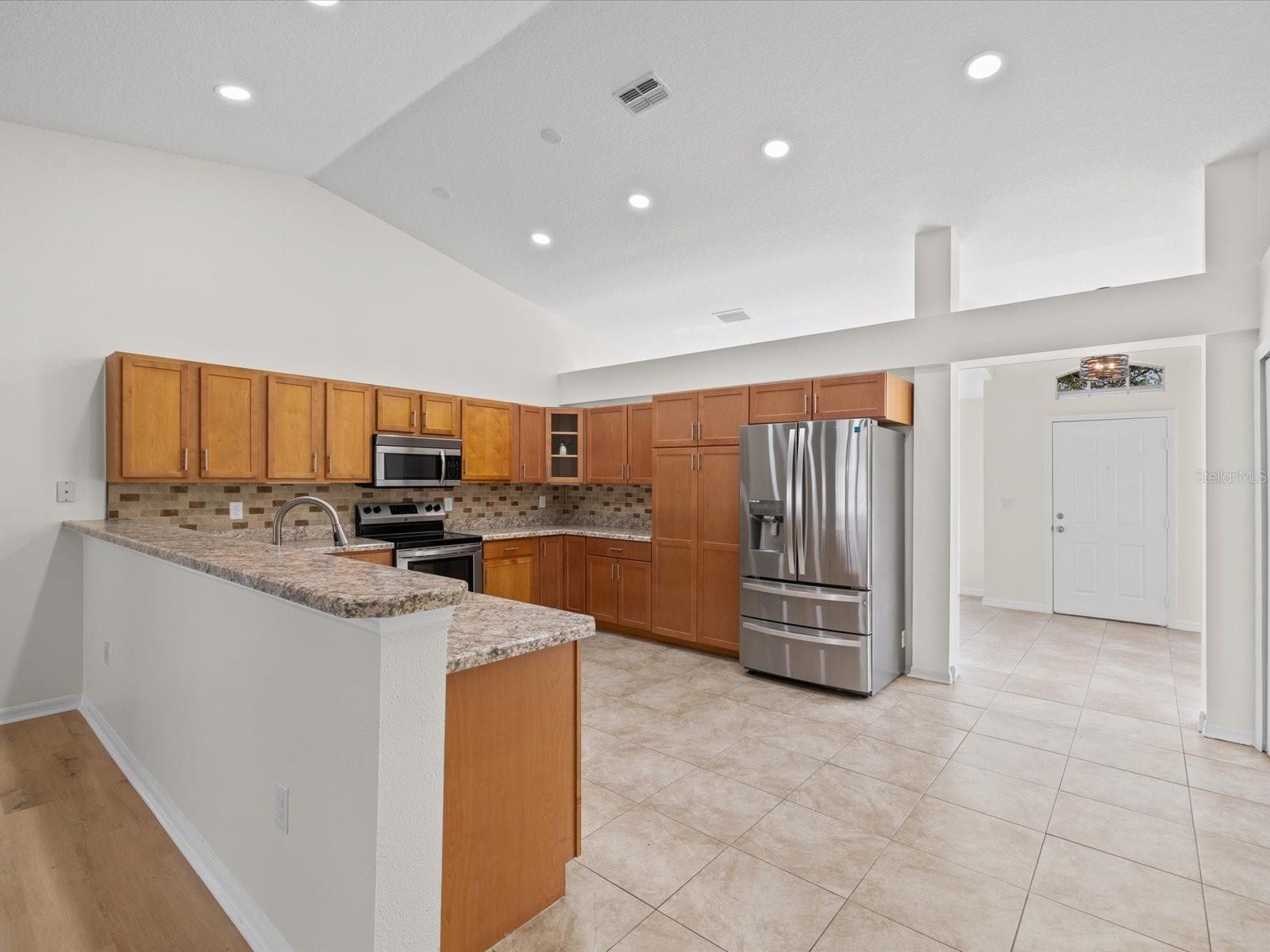 Kitchen To Dining/Living Rooms