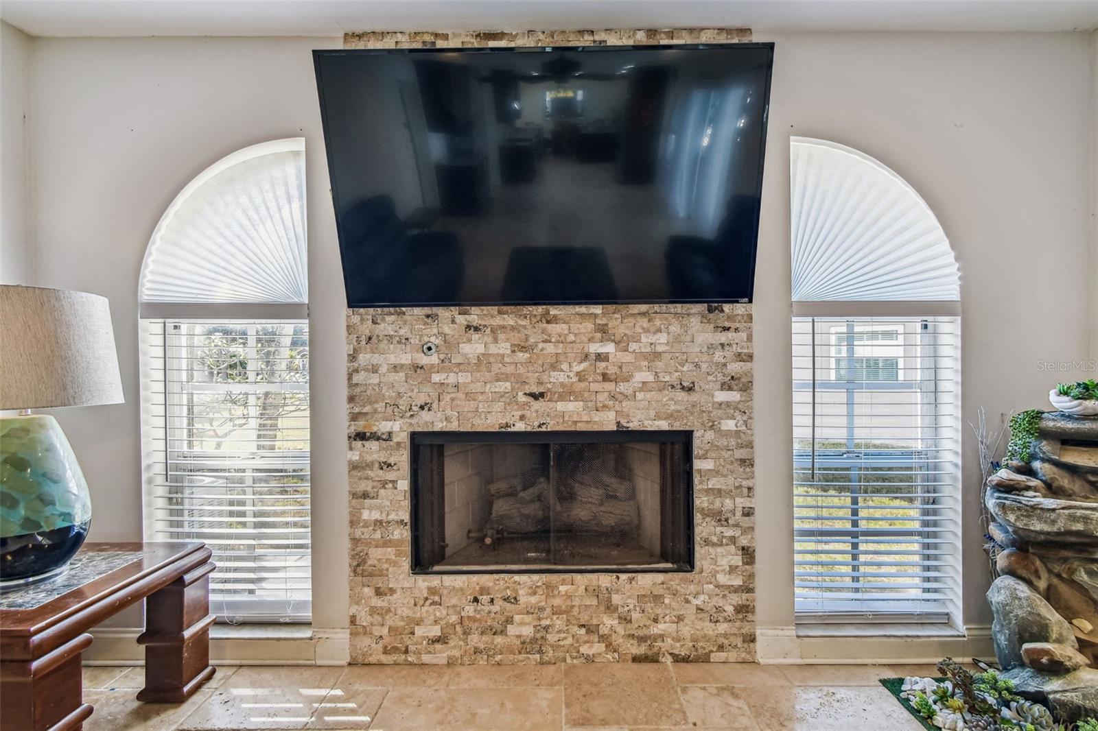 Gas Fireplace in family room