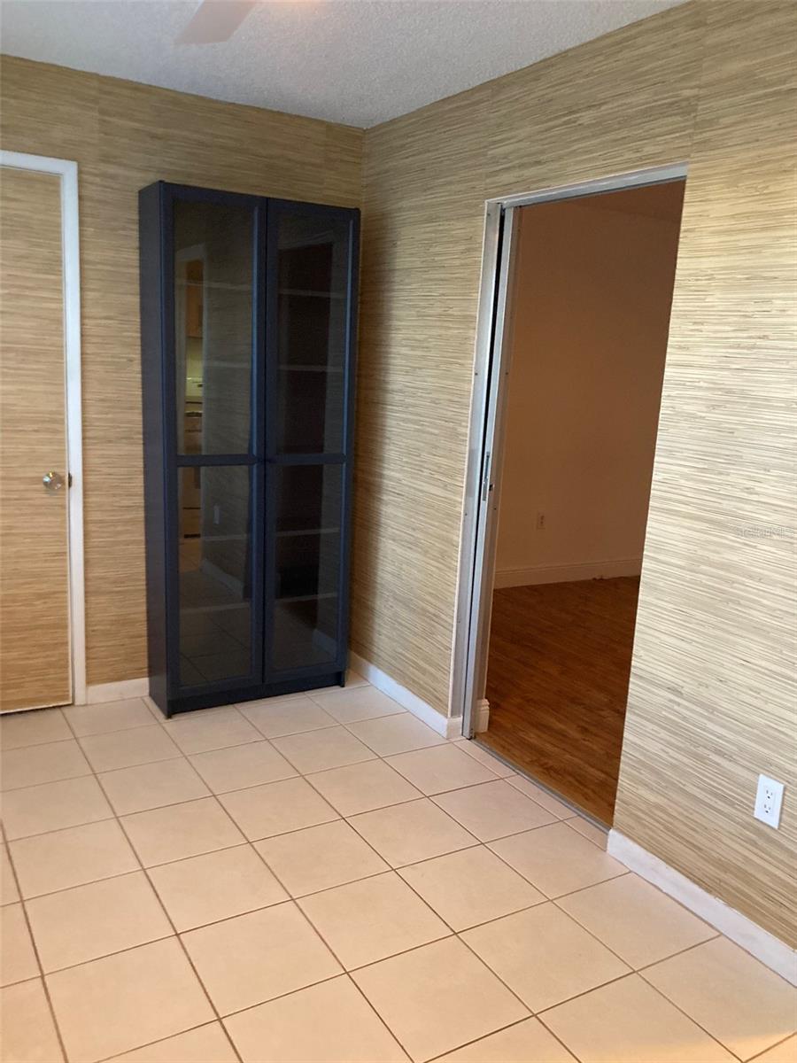 Florida room with entry to bedroom