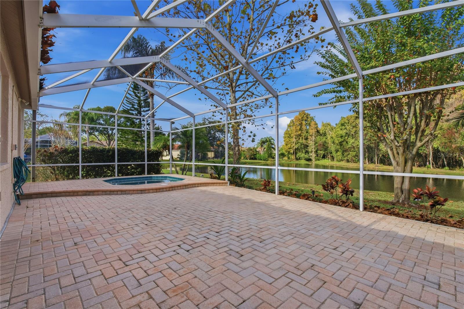 Lanai View of Back Yard