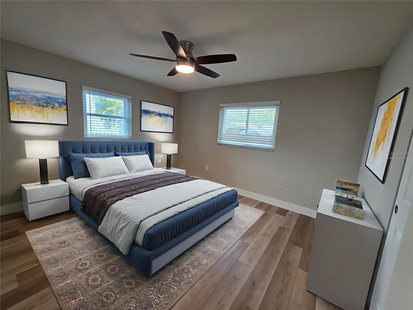 Virtually Staged Bedroom 2