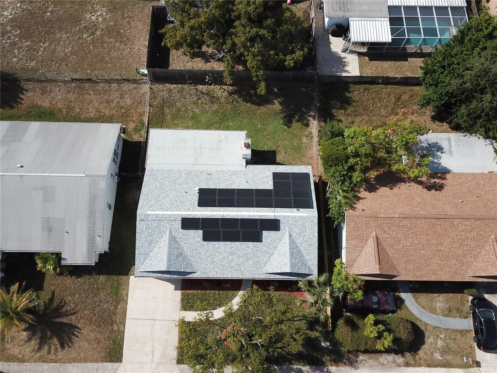 Solar Panels allow for very low electric bills!