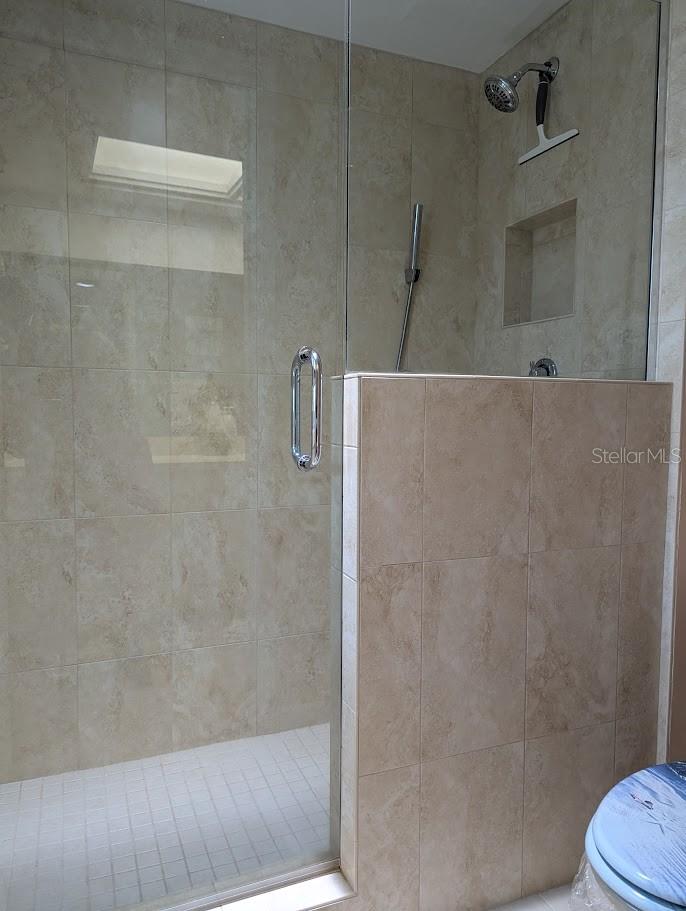 Primary ensuite with walk in shower
