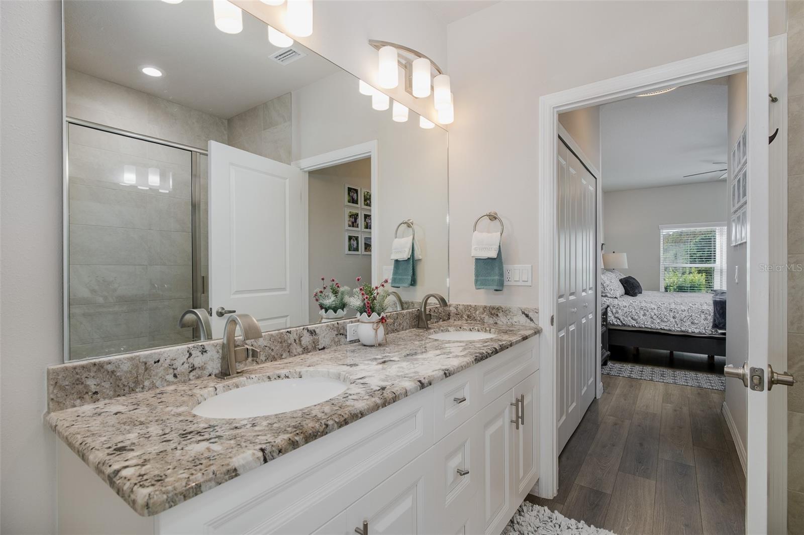 Primary bathroom with lots of counter space