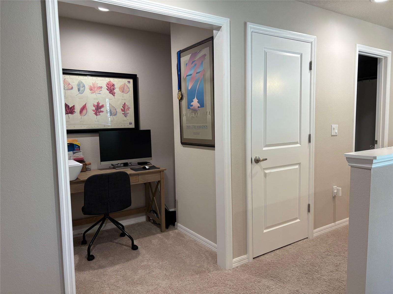 Office nook off of loft