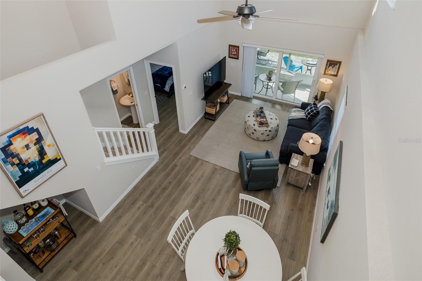 View from upstairs loft