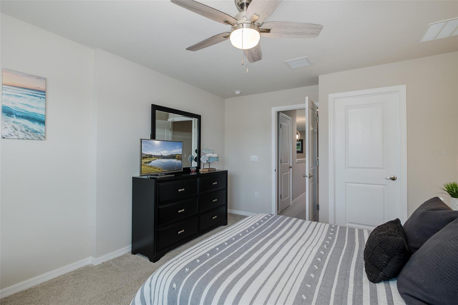 Second bedroom looking from the back windows