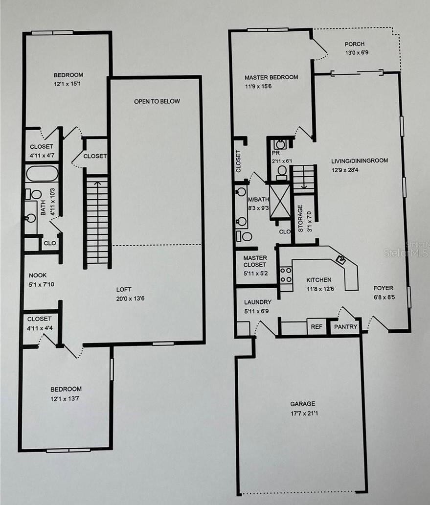 End unit floor plan