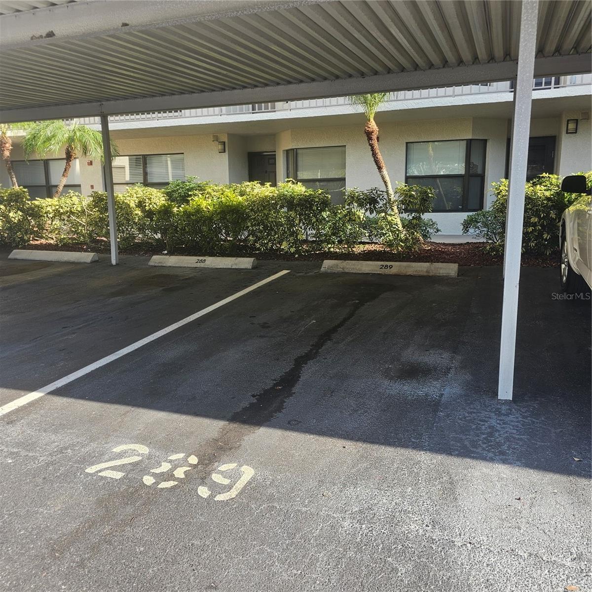 Covered Parking Space 289
