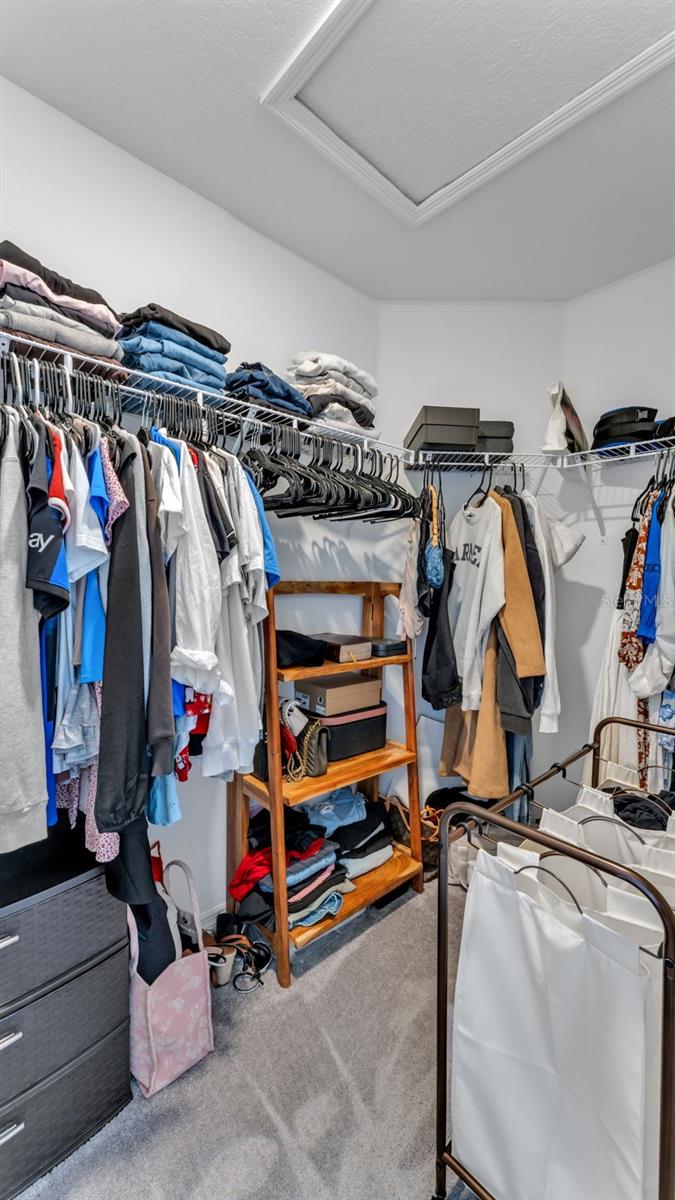 Master Walk In Closet- so many possibilities !