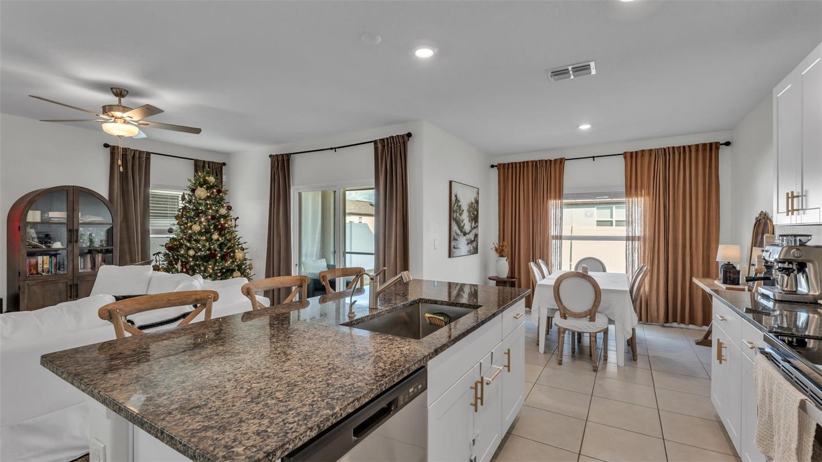 Kitchen View from Corner Pantry