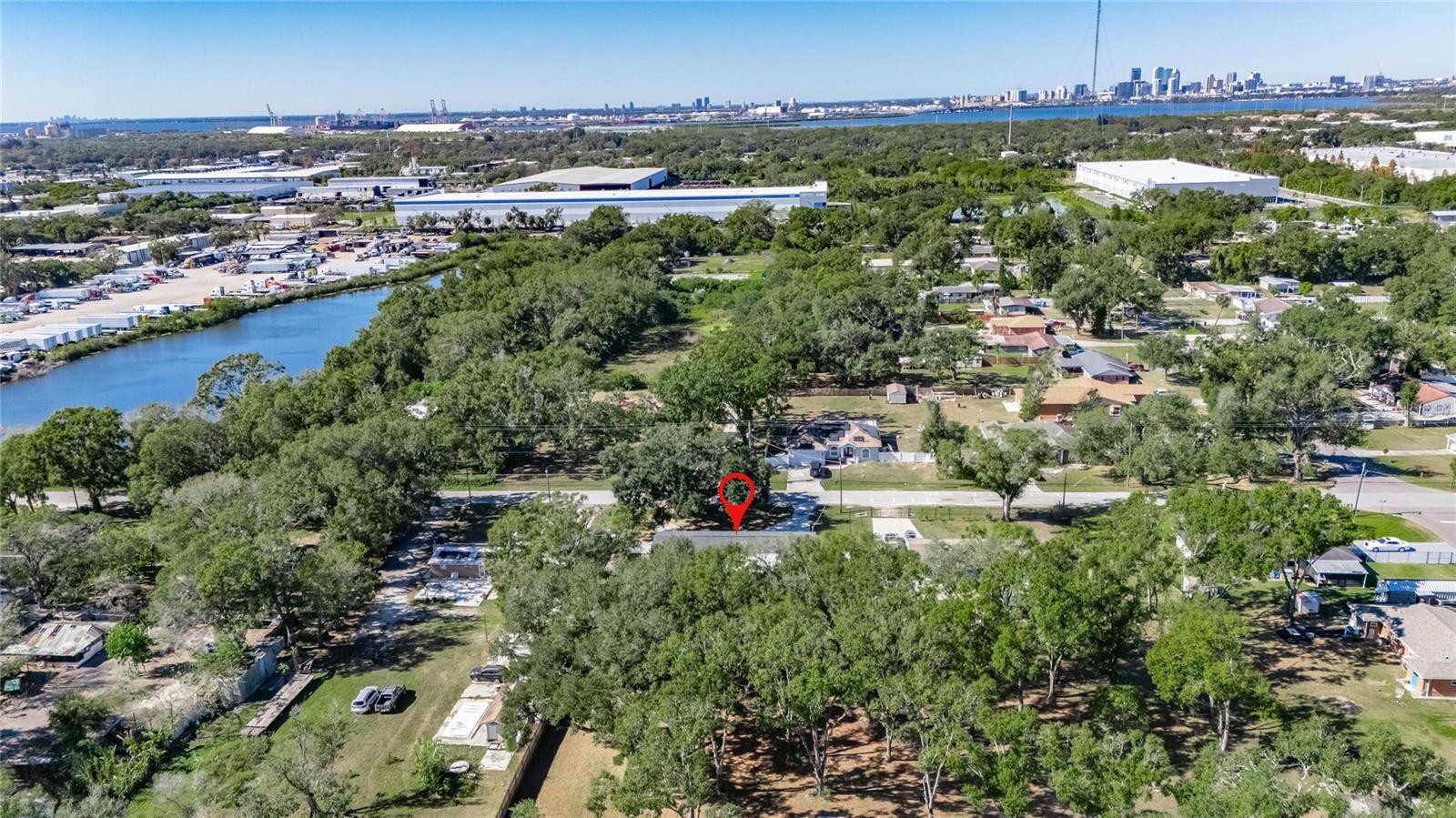 Aerial View of Surrounding Area