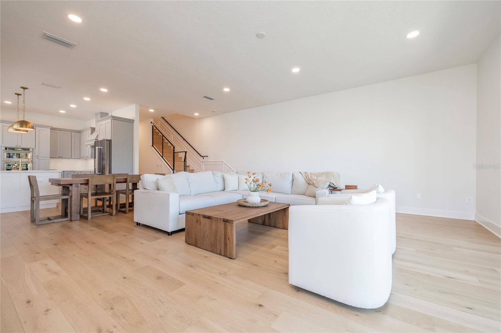 Large Living Room with Water Views