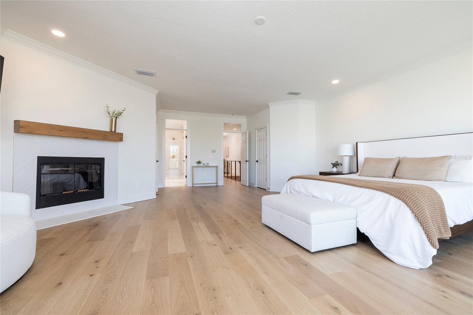 Primary Bedroom with water views