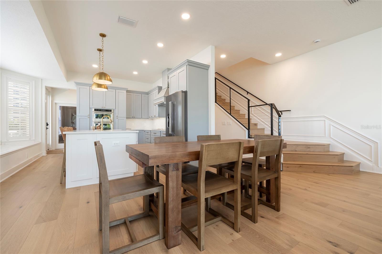 Large Dining Space off the Kitchen