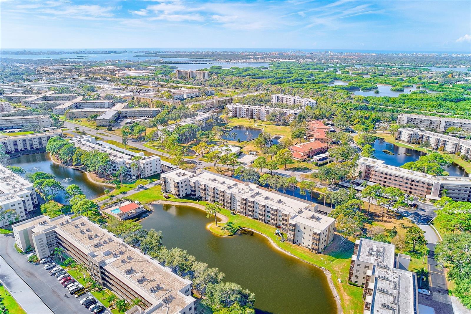 Ariel View from the Back Exterior