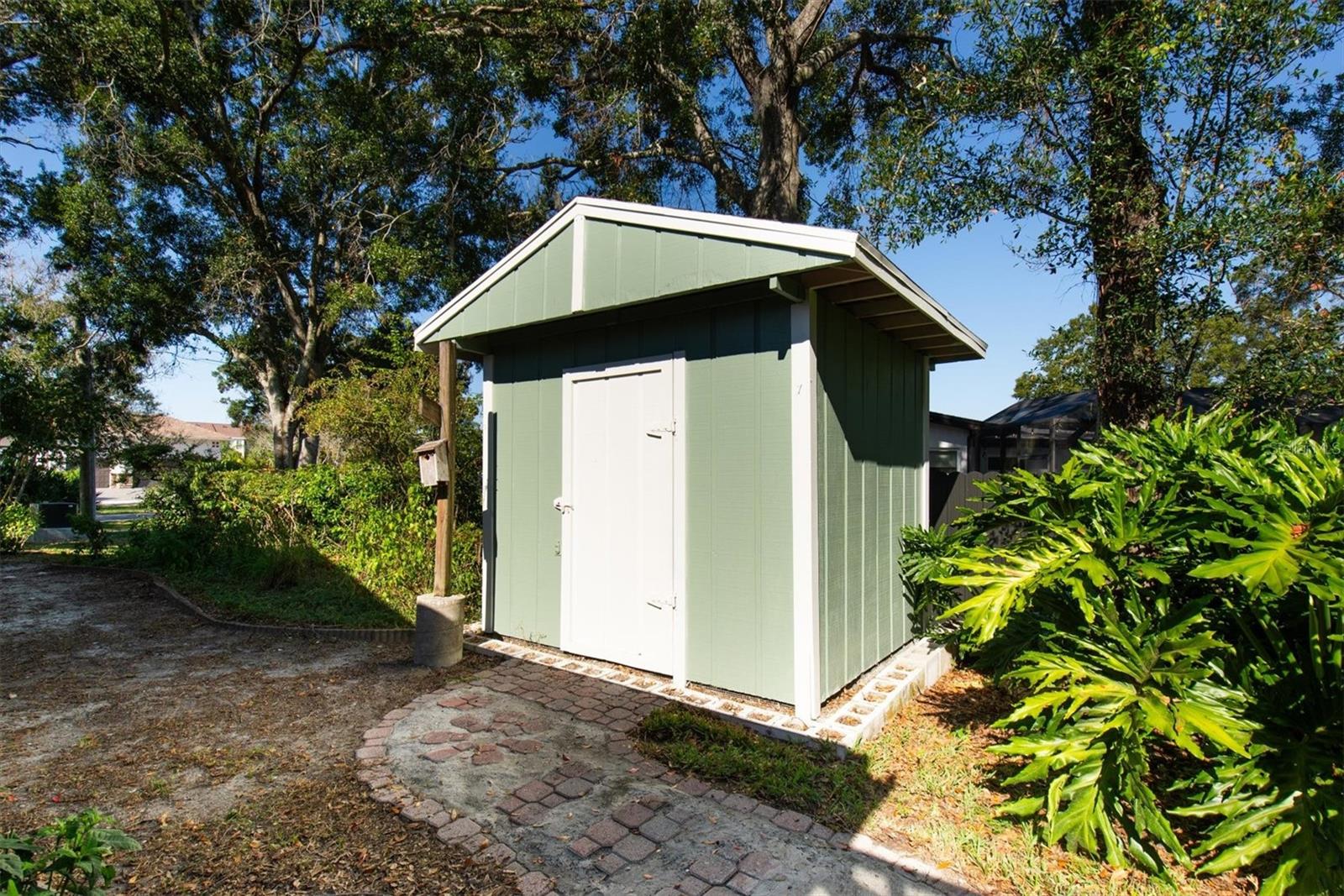 Shed for additional storage