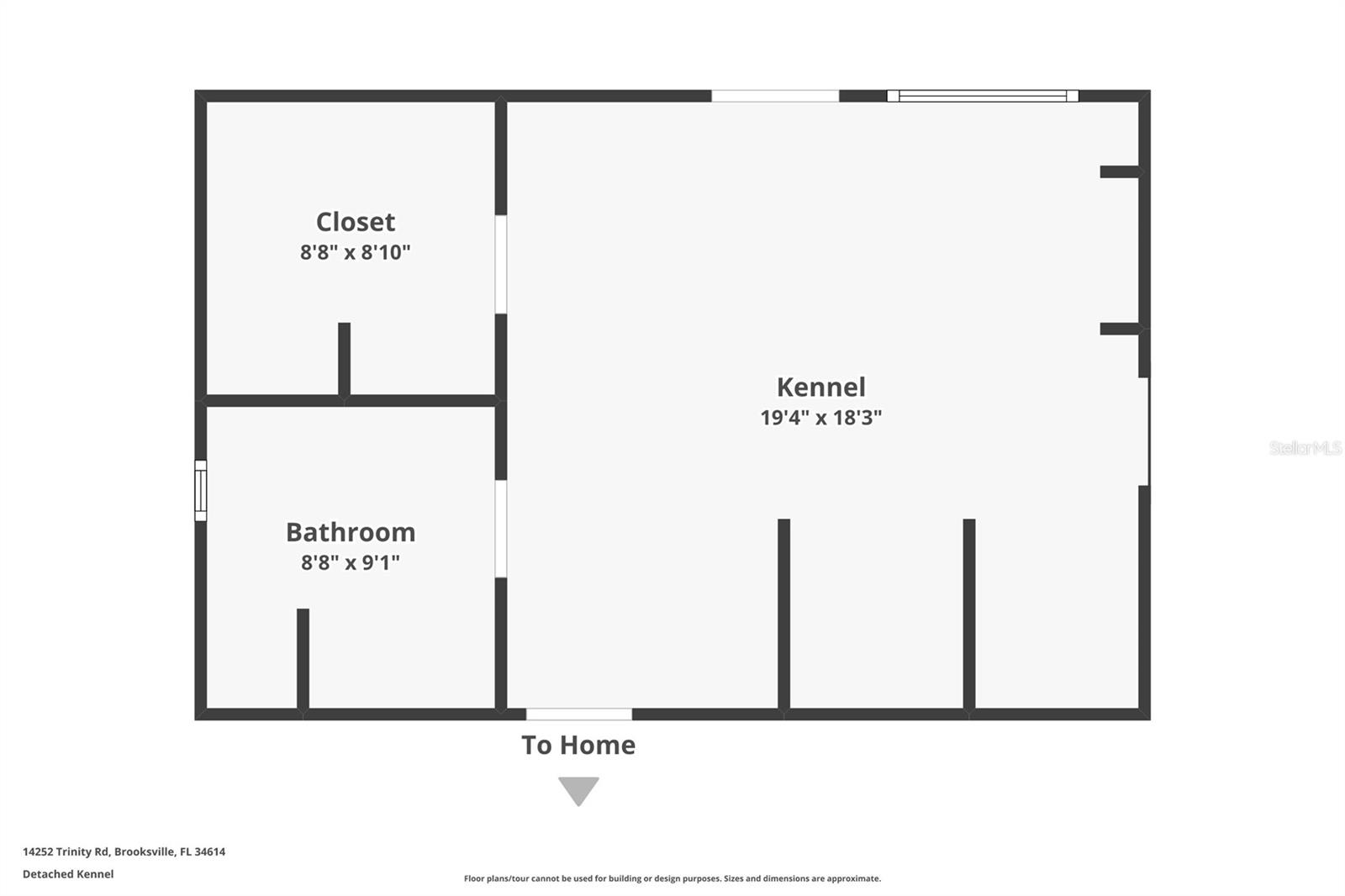 Kennel/HobbyBarn Floorplan