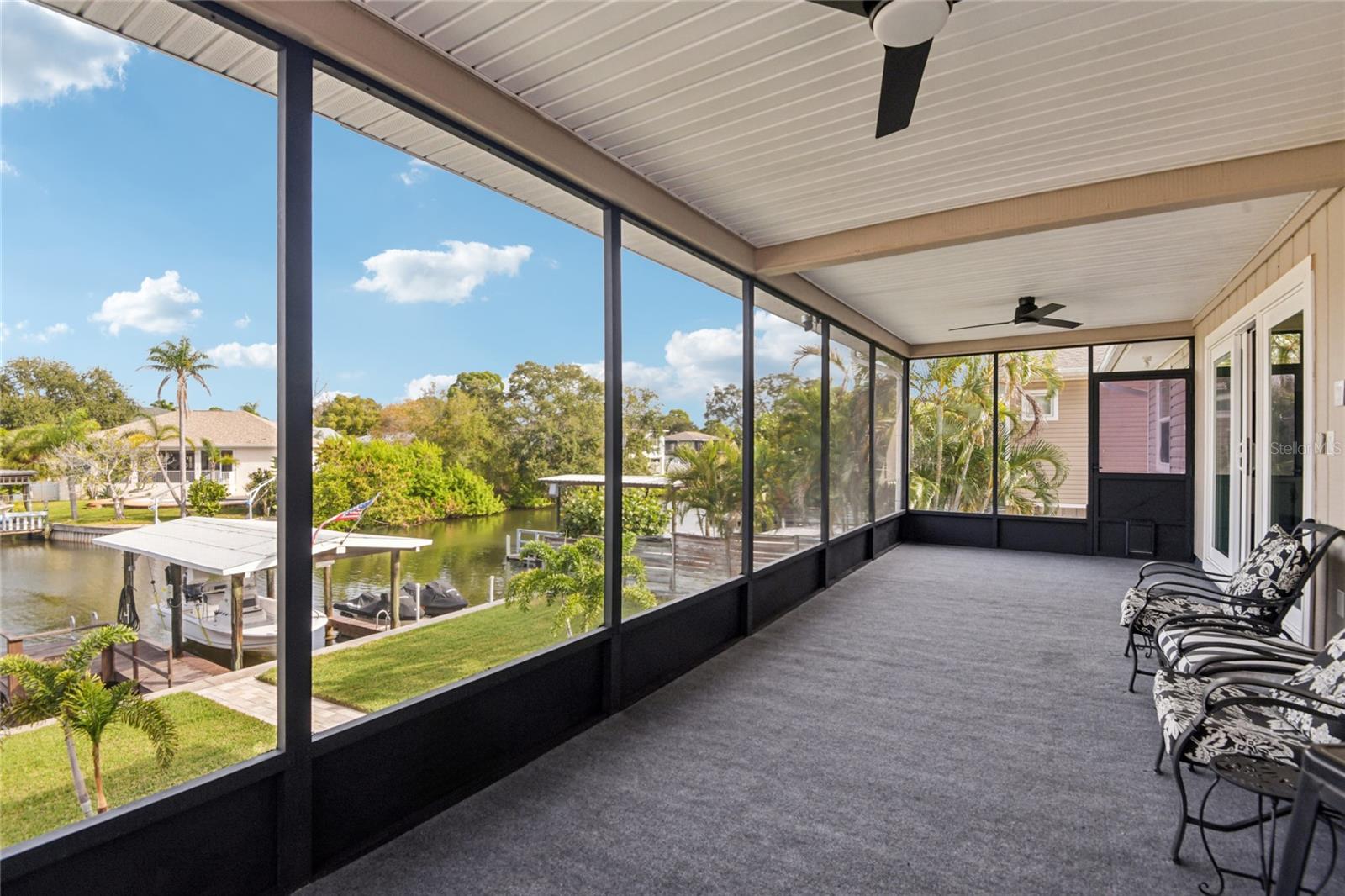 Enjoy your morning coffee or evening cocktail here