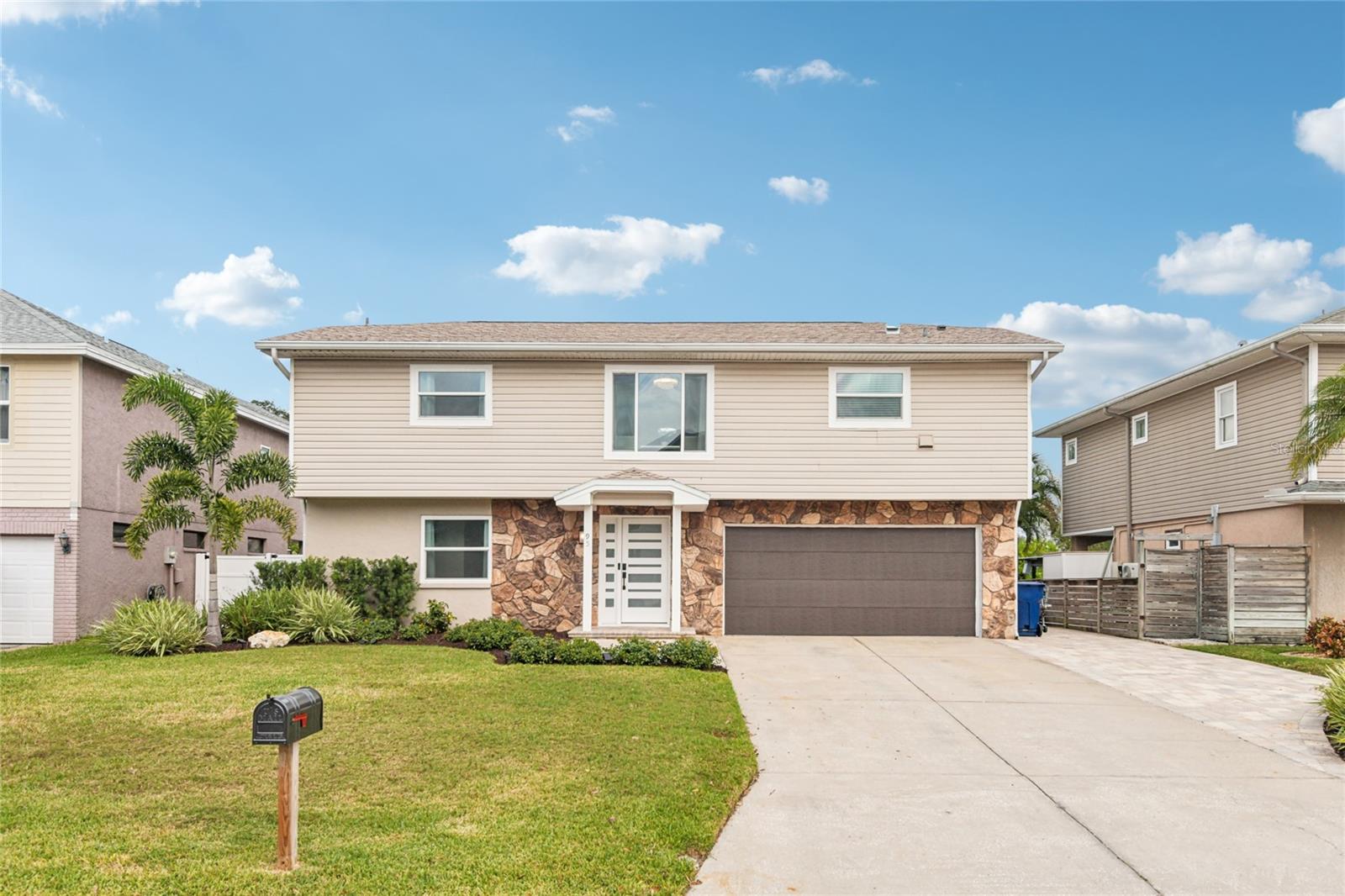 Aluminum flood barriers and achors installed for peace of mind