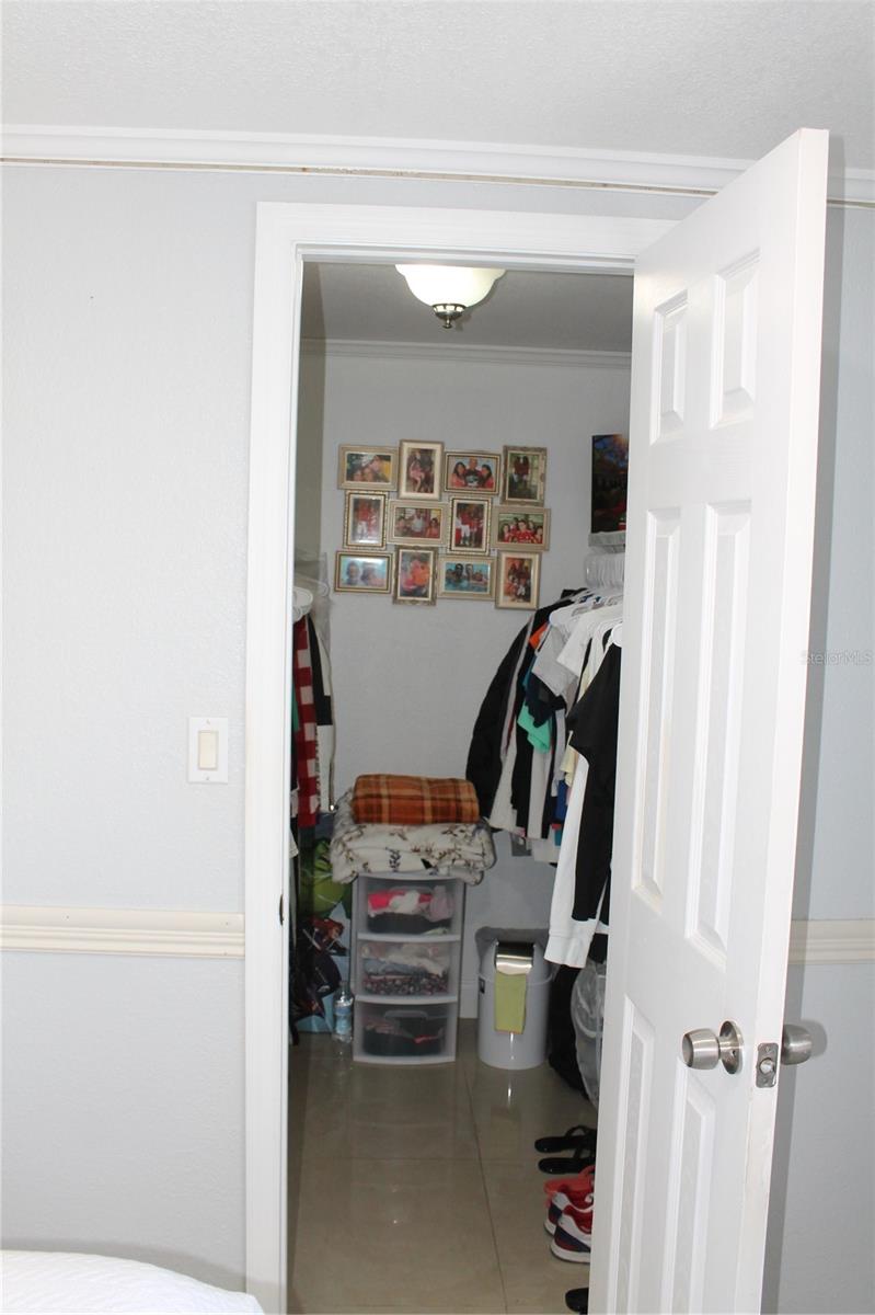 Bedroom #2 walking Closet