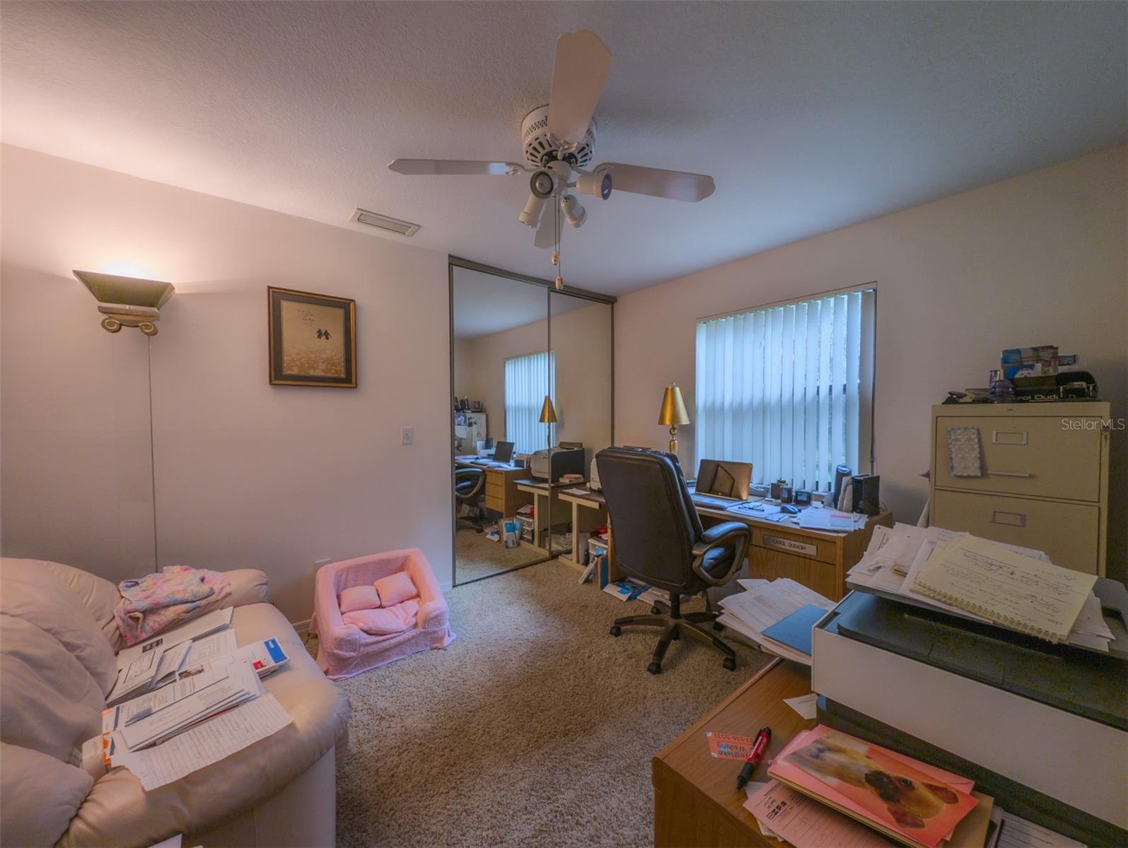 3rd bedroom used as office