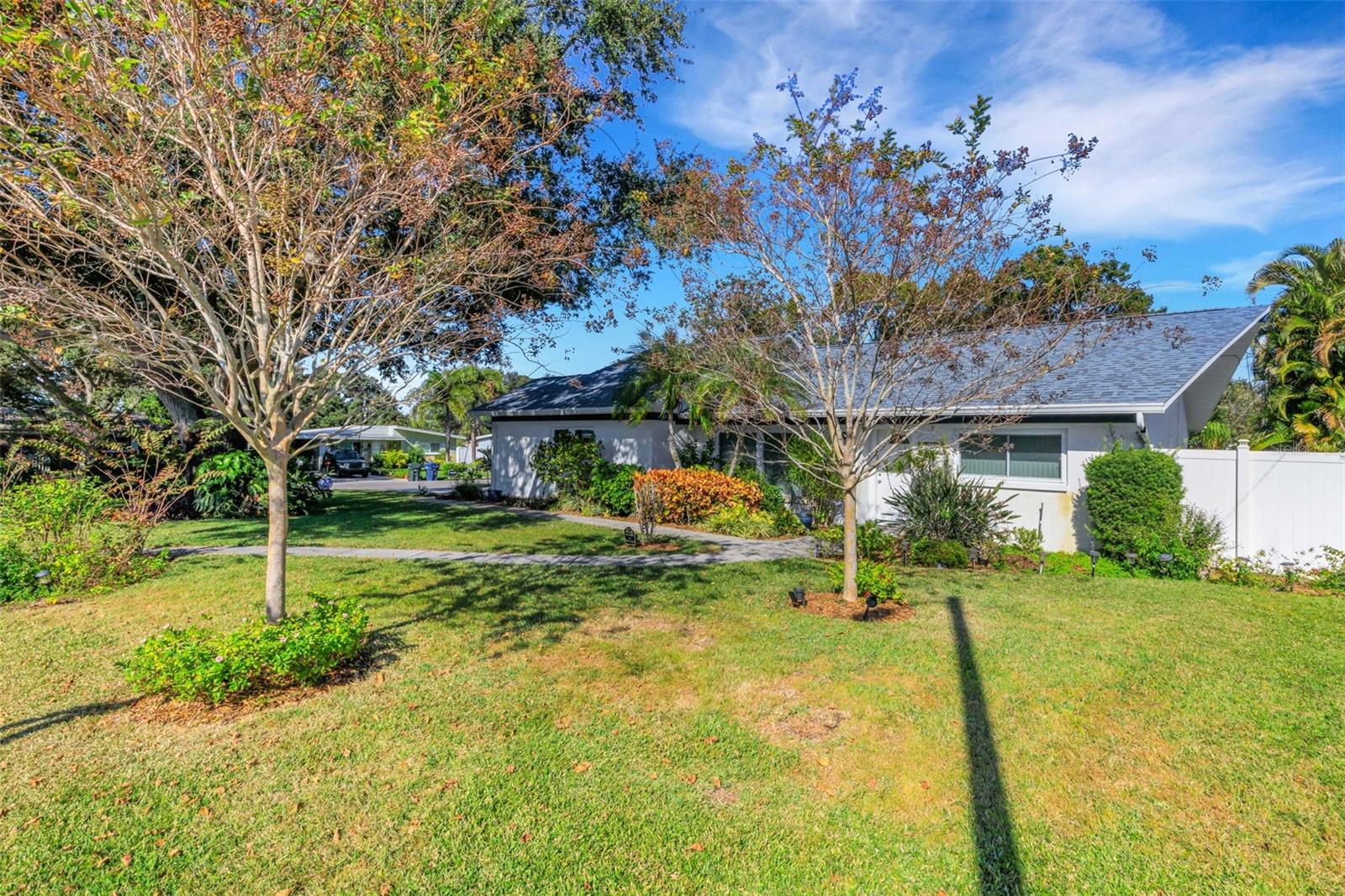 completely fenced in