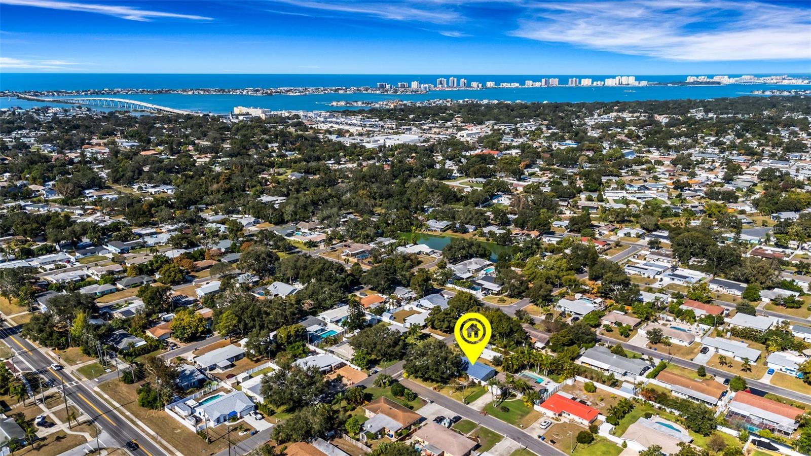 Belleair Bridge, Intracoastal waterway, Belleair beach and Sandkey!