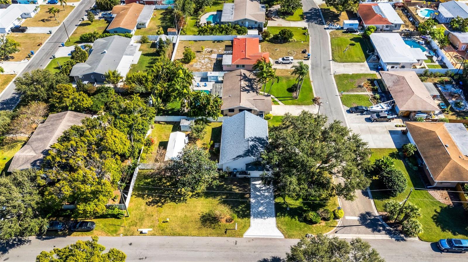 Bring the fence out to enlarge back yard