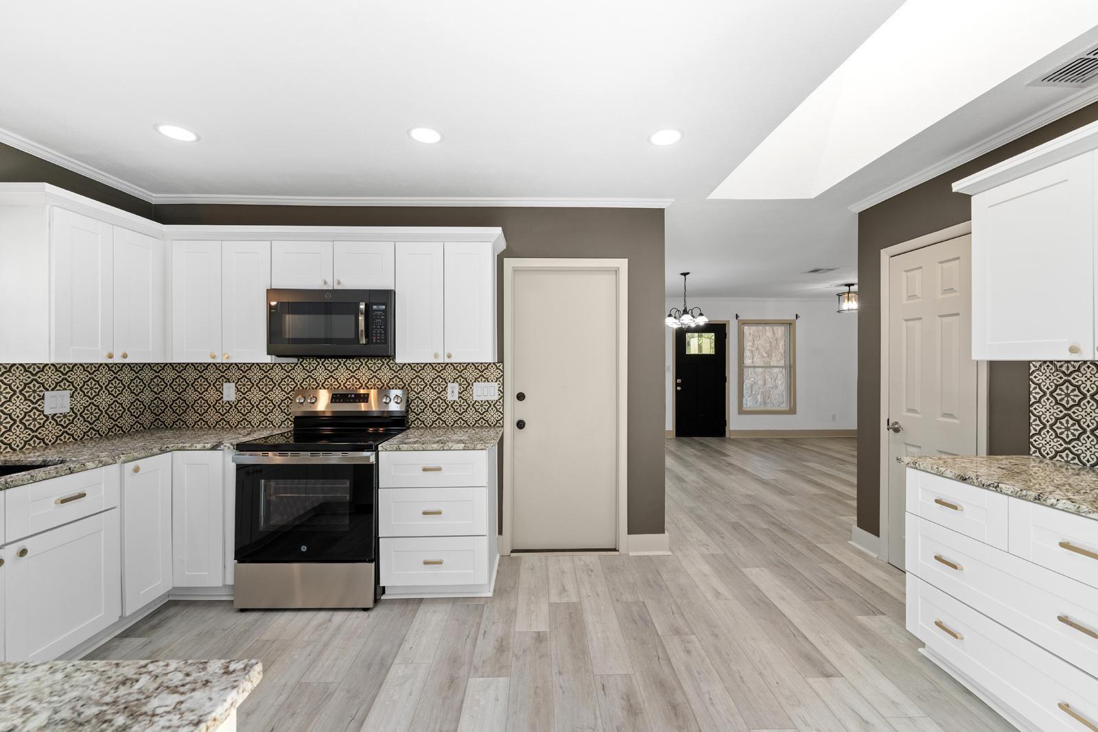 Kitchen with garage access