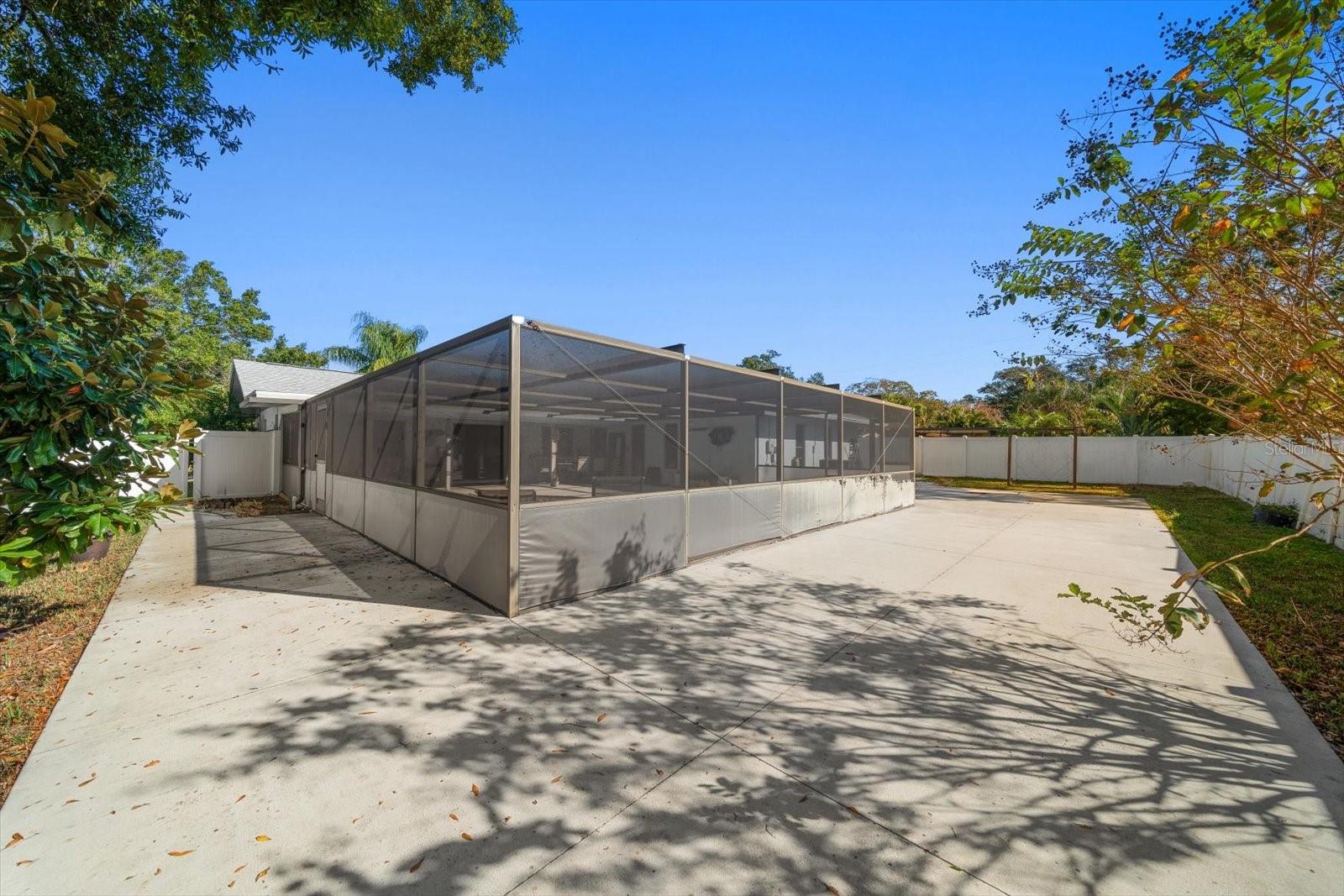 Backyard additional patio