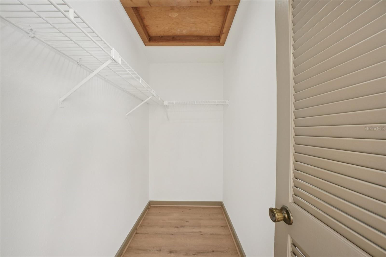 Primary walk-in closet