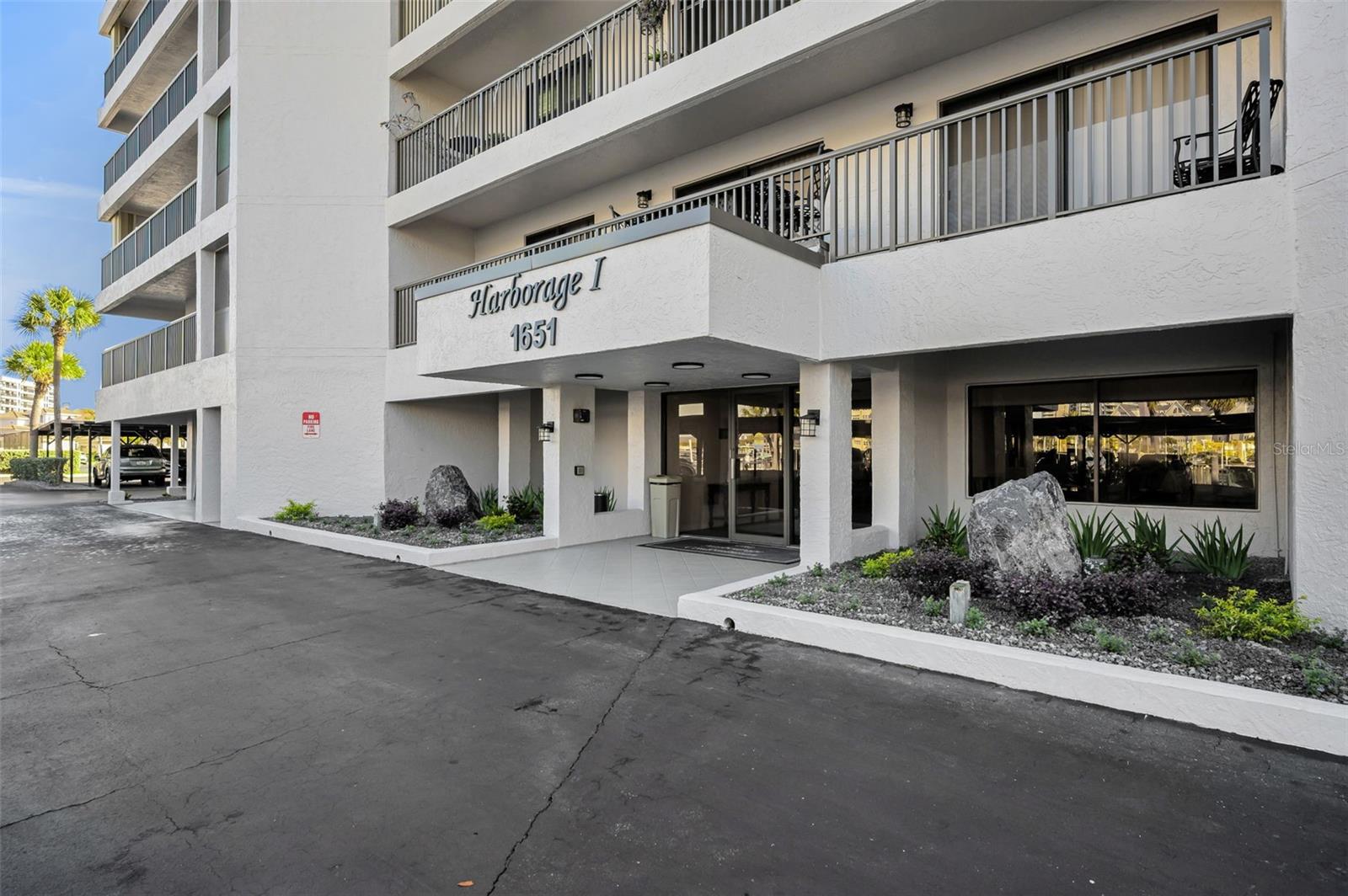 Entrance to the Building