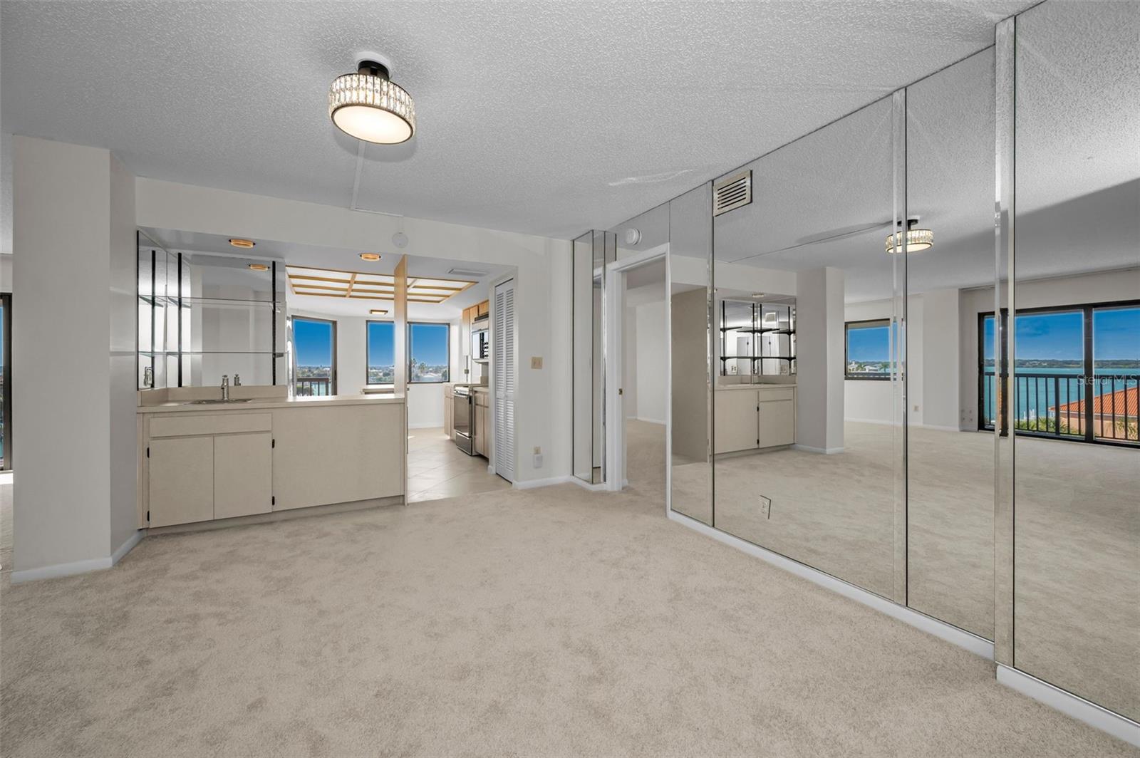 Dining Area with a Wet Bar off the Kitchen