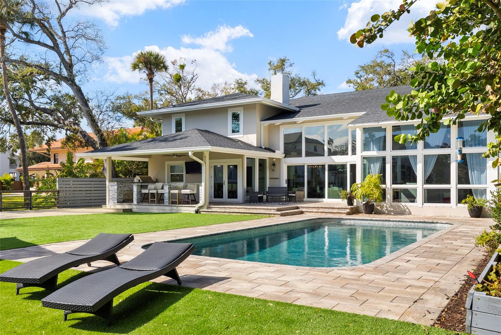 The lot size sets this home apart from most