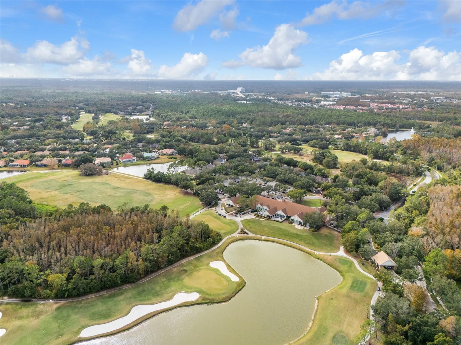 Golf Course of Private Country Club with optional membership