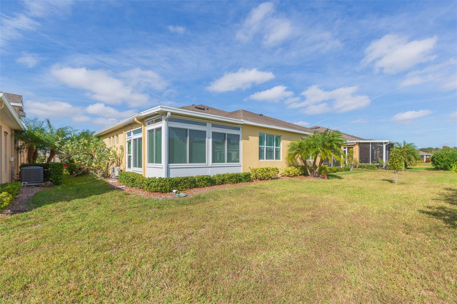 Backyard view of Florida Room