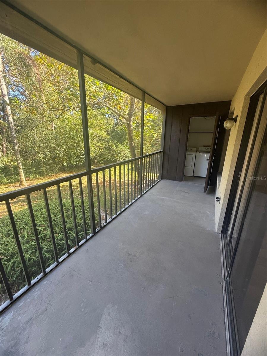 Greenspace view frombalcolny