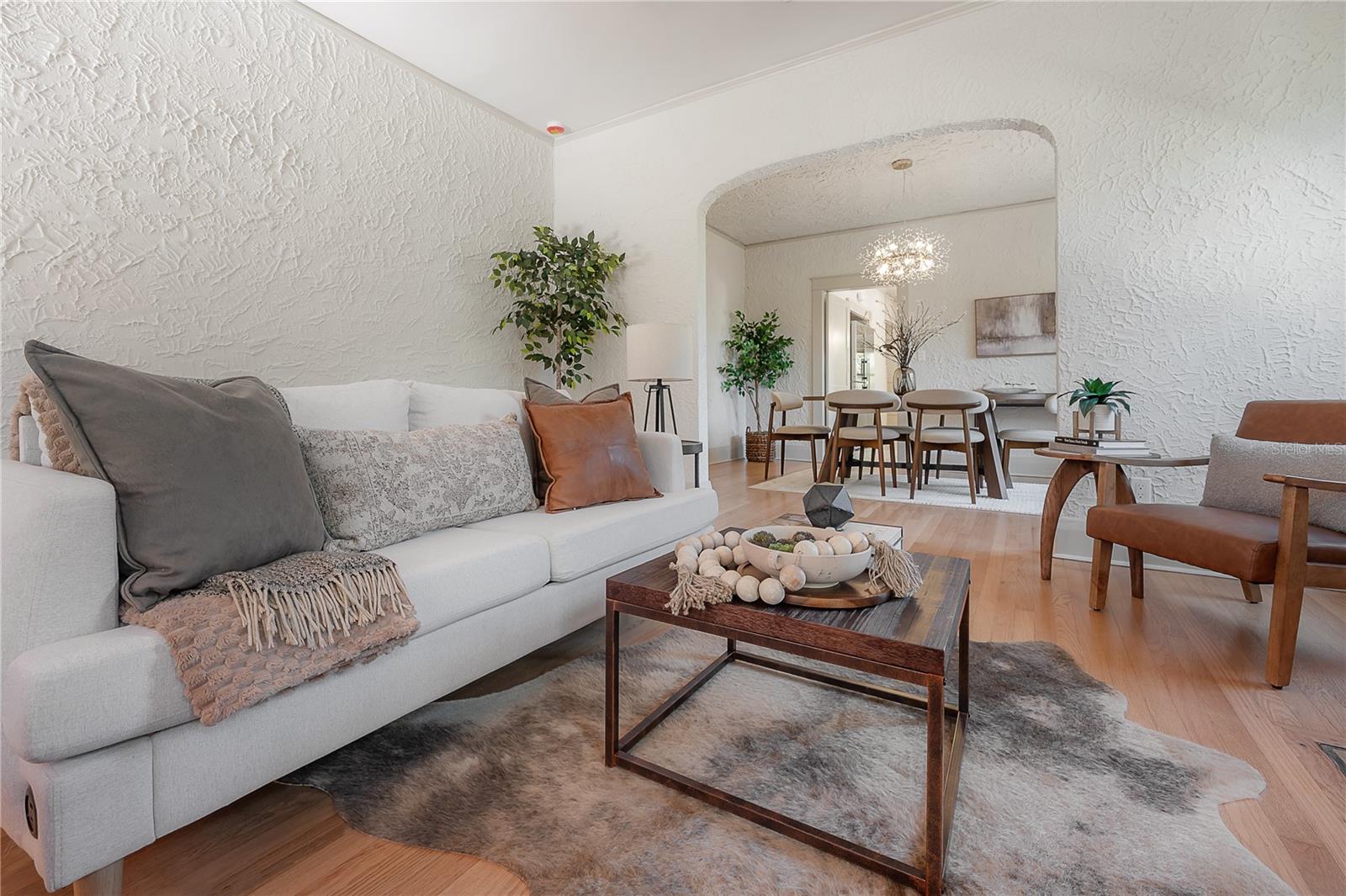 Beautiful Natural Light in Living Room