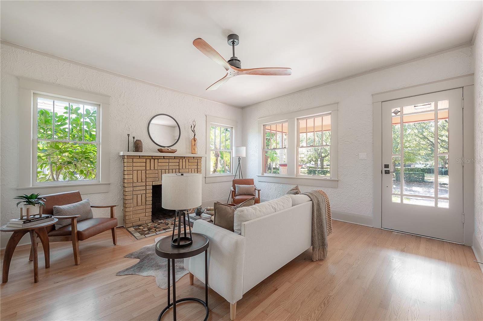 Restored wood floors