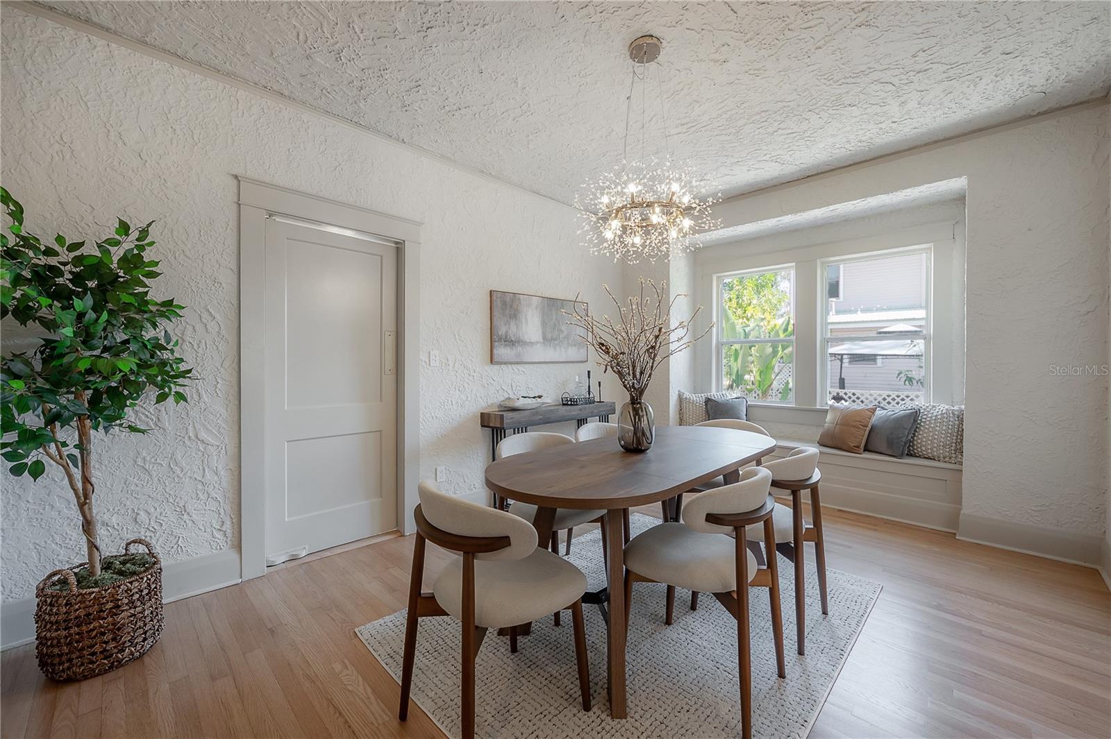 Light-filled dining space